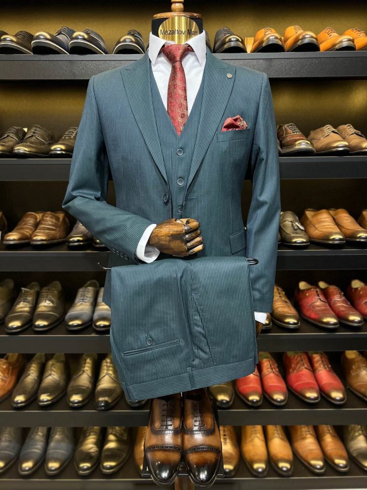 Костюм EMR 3-ка Зеленый в полоску