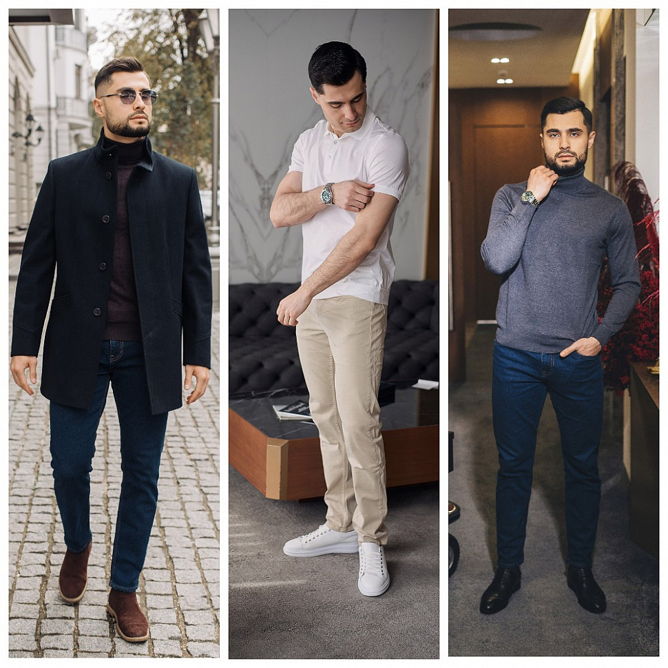 Классические мужские джинсы