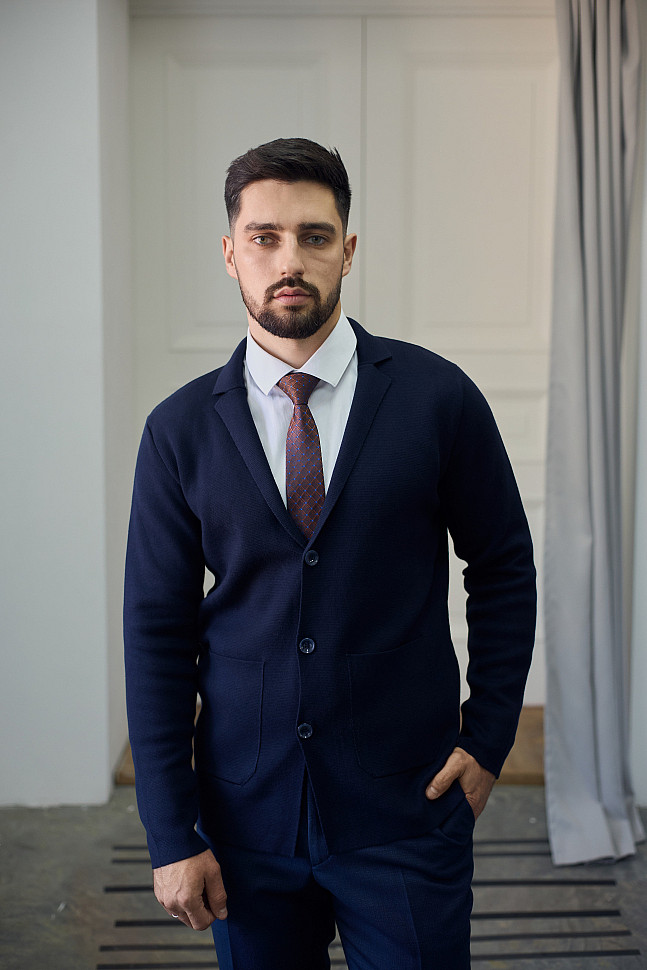 Кардиган на пуговицах