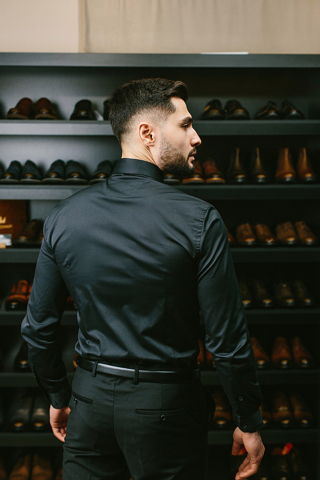 Спинка мужской рубашки