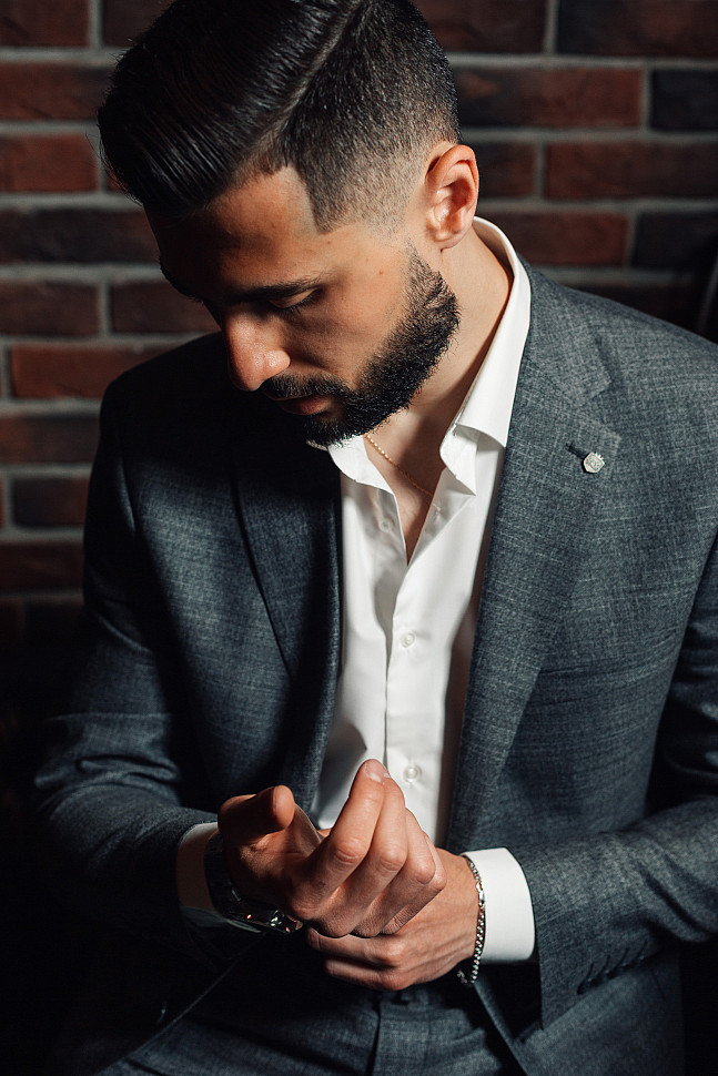 Мужской аксессуар цепочка и браслет