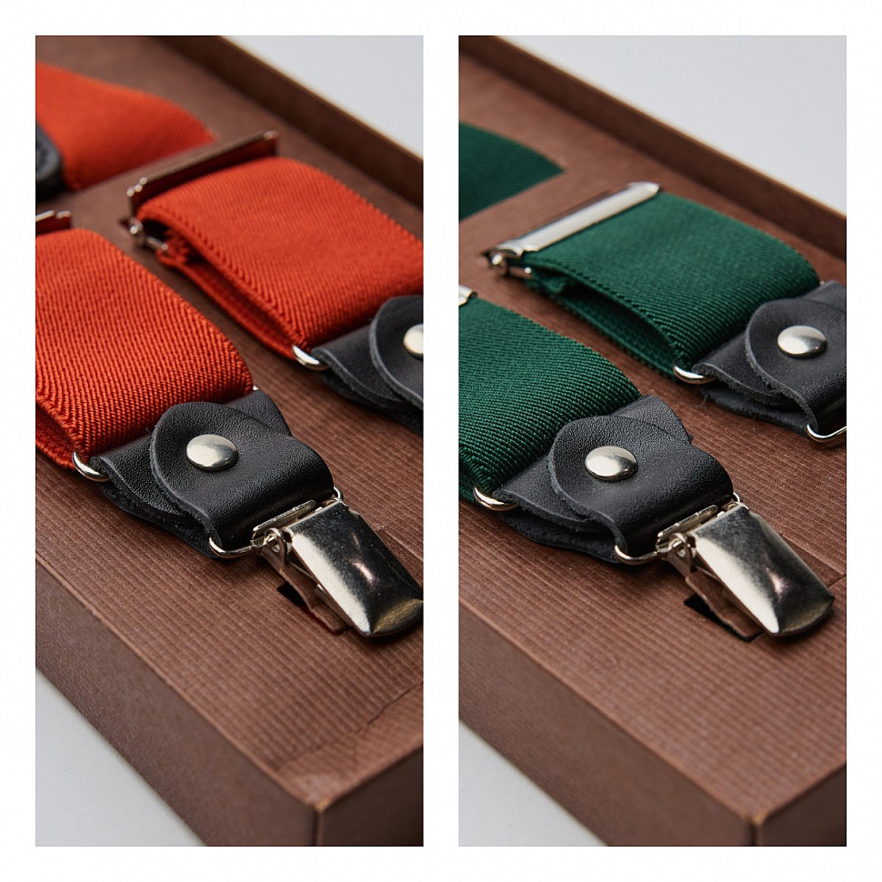 Мужские подтяжки цветные