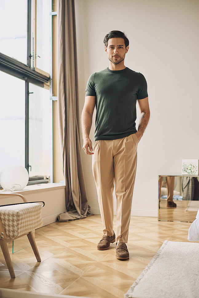 Лоферы мужские с брюками