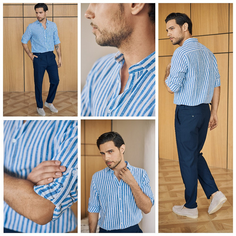 Рубашка в полоску