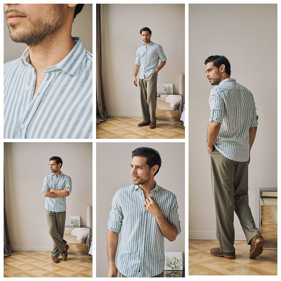 Мужские рубашка в полоску