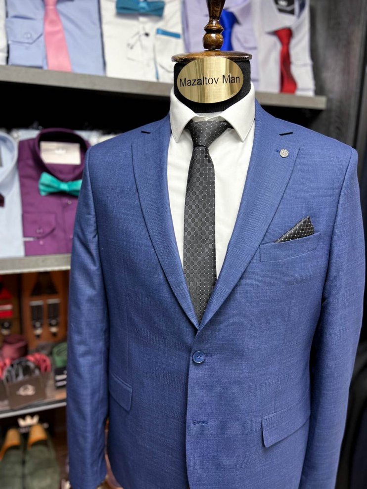 Костюм MAZALTOVMAN 2-ка Синий фактурный