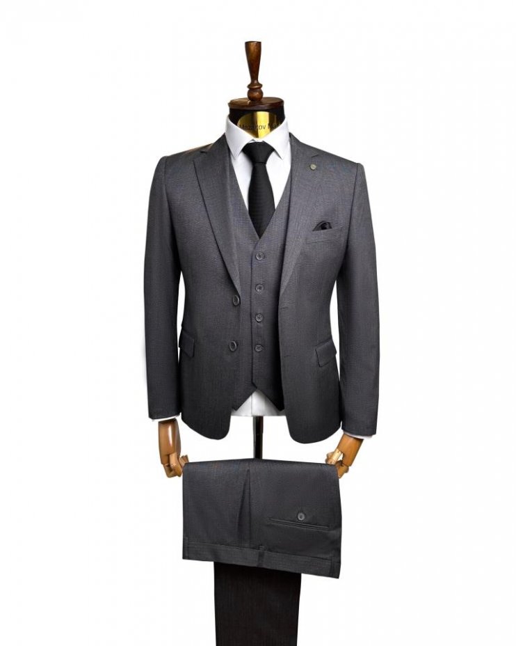 Костюм MIR 3-ка Серый в полоску