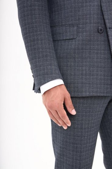 Костюм MAZALTOVMAN 2-ка Premium Серый в клетку