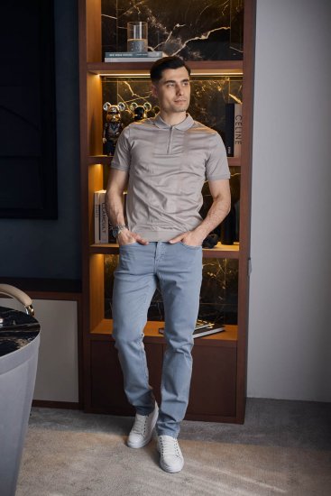 Футболка поло GIO Бежевая