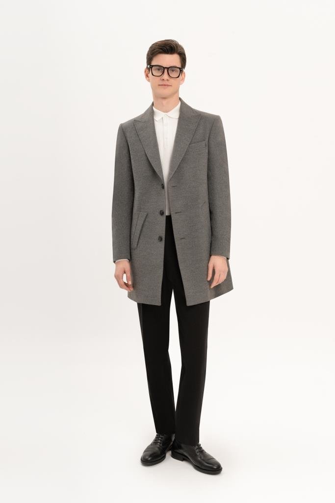 Пальто MAZALTOVMAN Premium Серое