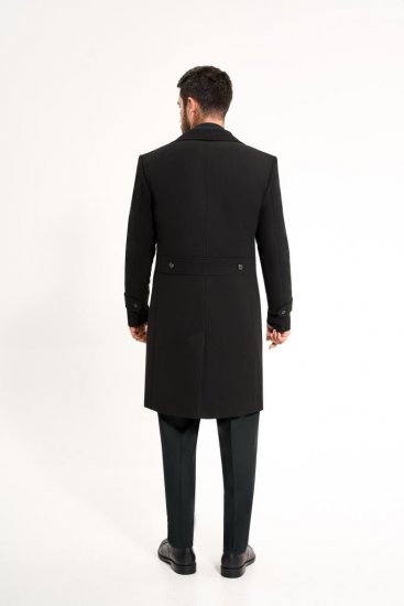 Пальто MAZALTOVMAN Двубортное Premium Черное