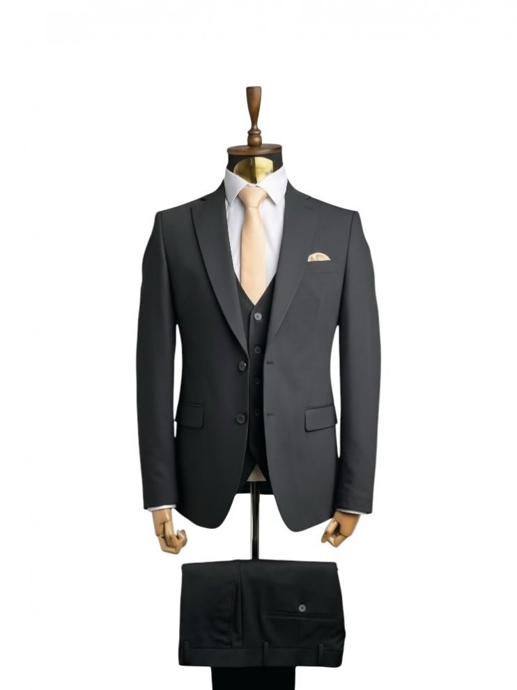 Костюм MAZALTOVMAN 3-ка Premium Черный фактурный