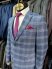 Костюм MAZALTOVMAN 3-ка Синий в клетку