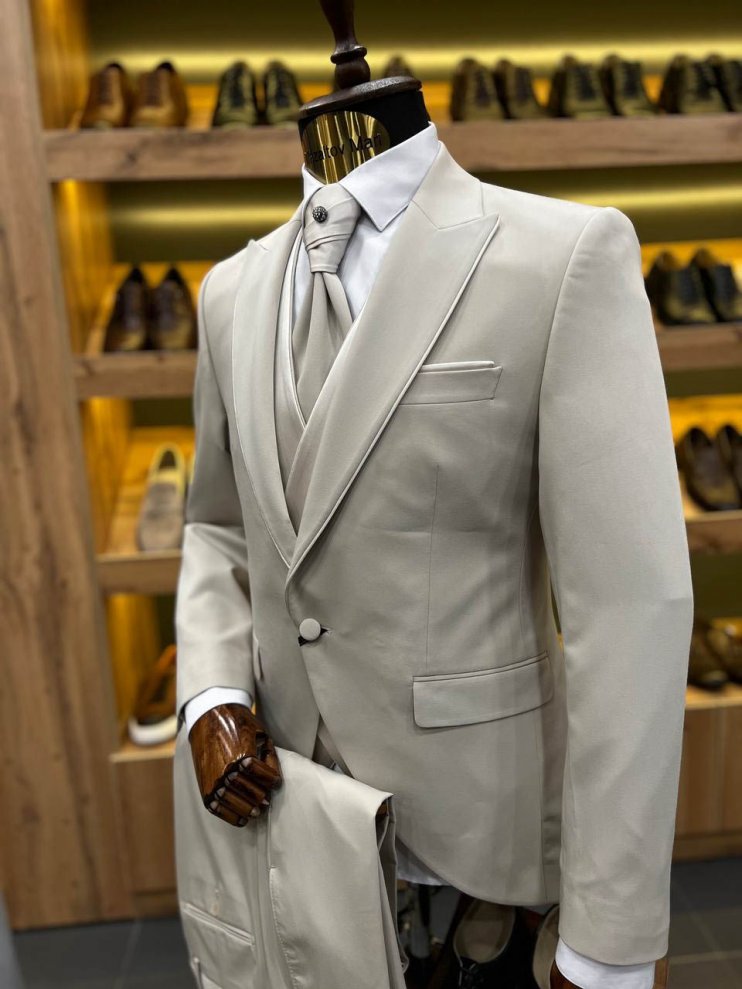 Смокинг MAZALTOVMAN 3-ка Premium Бежевый