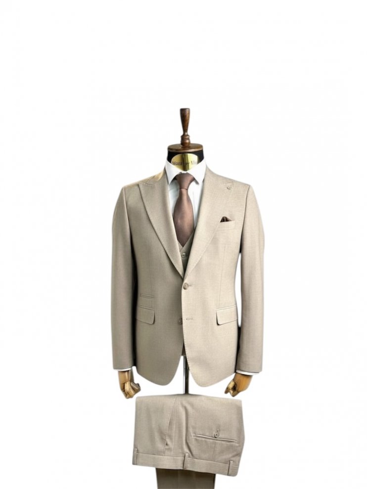 Костюм MAZALTOVMAN 3-ка Premium Темно-бежевый