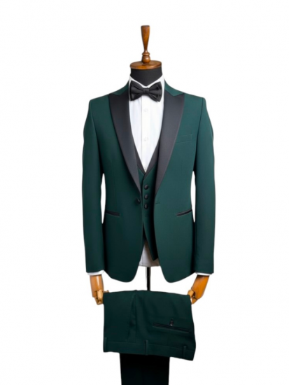 Смокинг MAZALTOVMAN 3-ка Premium Темно-зеленый