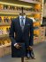 Костюм‑двойка в клетку MAZALTOVMAN Премиум: чёрный, на каждый день