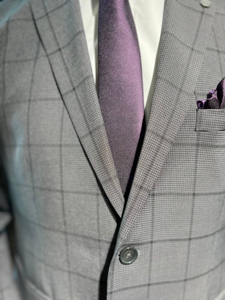 Костюм MIR 2-ка Серый в клетку