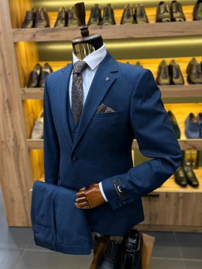 Костюм MAZALTOVMAN 3-ка Синий фактурный