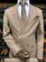 Костюм FCP 2-ка Бежевый фактурный двубортный