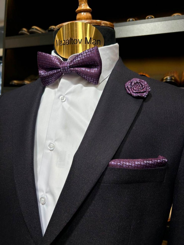 Костюм MAZALTOVMAN 2-ка Бордовый фактурный