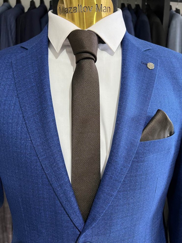 Костюм MAZALTOVMAN 2-ка Синий в микроклетк