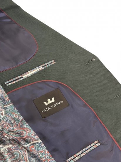 Костюм MAZALTOVMAN 3-ка премиум Зеленый фактурный