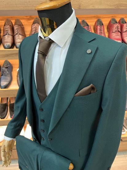 Костюм MAZALTOVMAN 3-ка Premium Зеленый фактурный