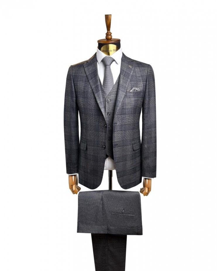 Костюм FRC 3-ка Серый в клетку