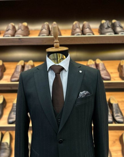 Костюм MAZALTOVMAN 3-ка Premium Зеленый в елочку